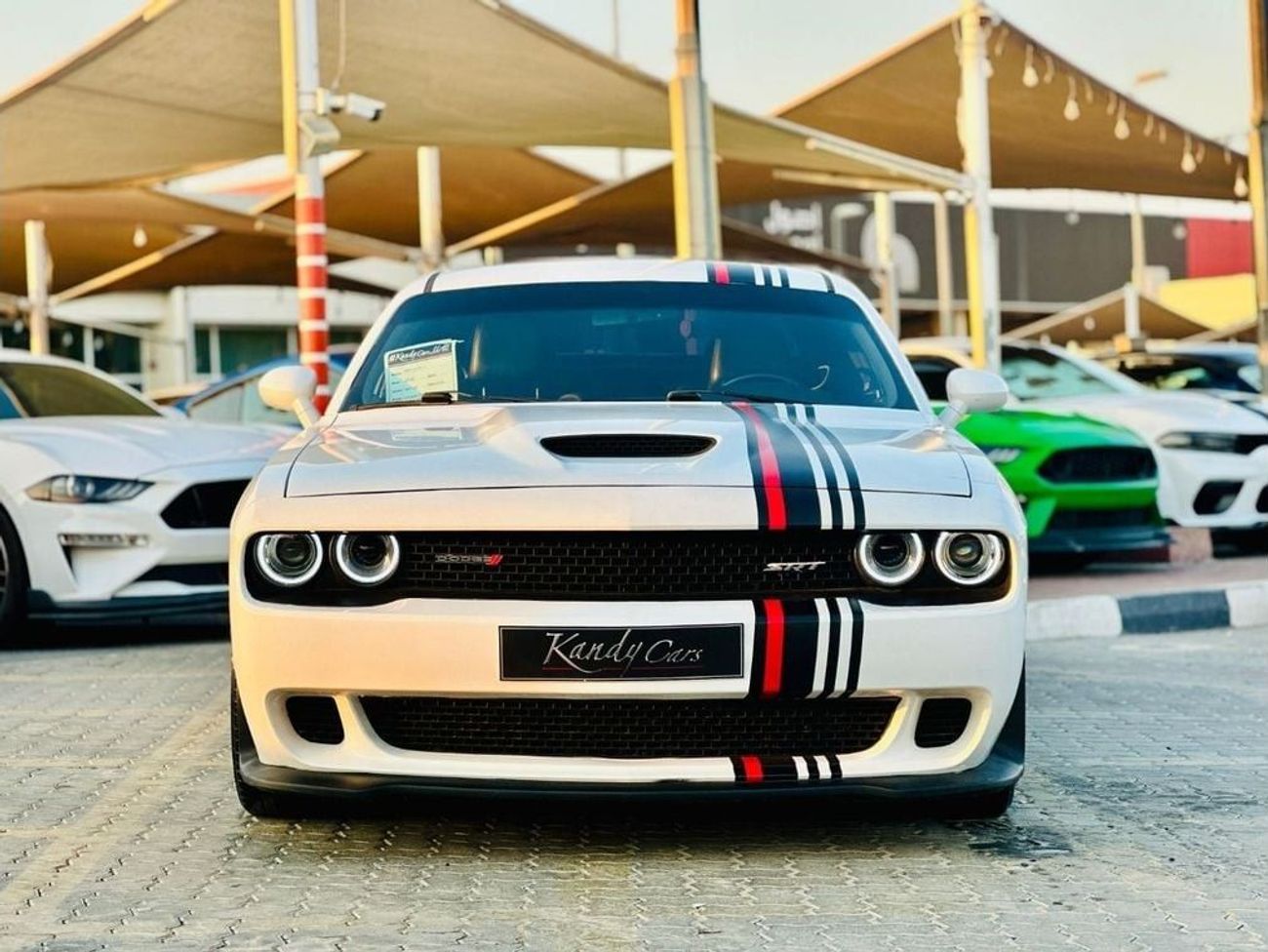 دودج تشالينجر SRT 6.4L TA EDITION | Monthly AED 2320/- | 0% DP | Sunroof | Big Screen | # 15953