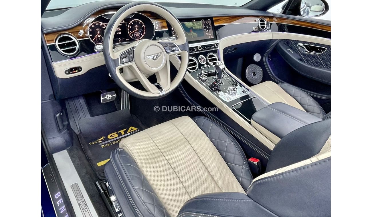 Bentley Continental GTC 2019 Bentley Continental GT First Edition Mulliner, Service History, Warranty, European Specs