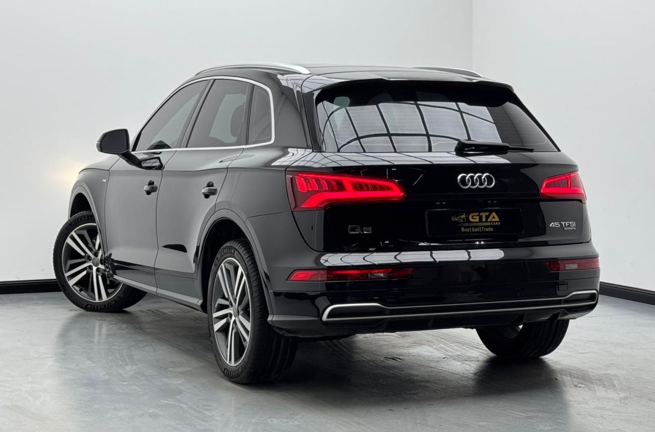 Audi Q5 45 TFSI Quattro S Line 2.0L (252 HP) 2018 AUDI Q5 45 TFSI S-Line Quattro, 1 Year Warranty, Audi Serv