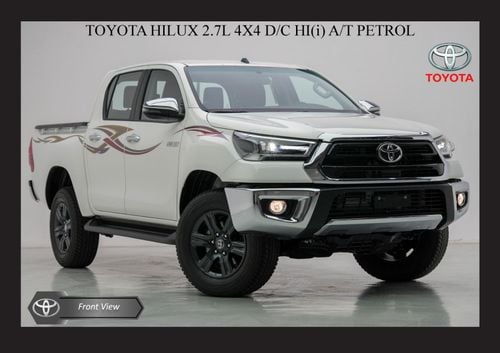 تويوتا هيلوكس #Am TOYOTA HILUX 2.7L 4X4 D/C HI(i) A/T PTR 2025 Export Only