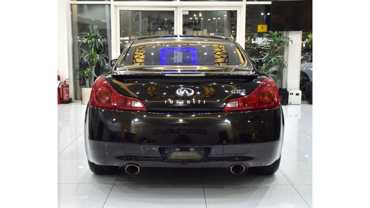 إنفينيتي G37 EXCELLENT DEAL for our Infiniti G37 S ( 2008 Model ) in Black Color GCC Specs