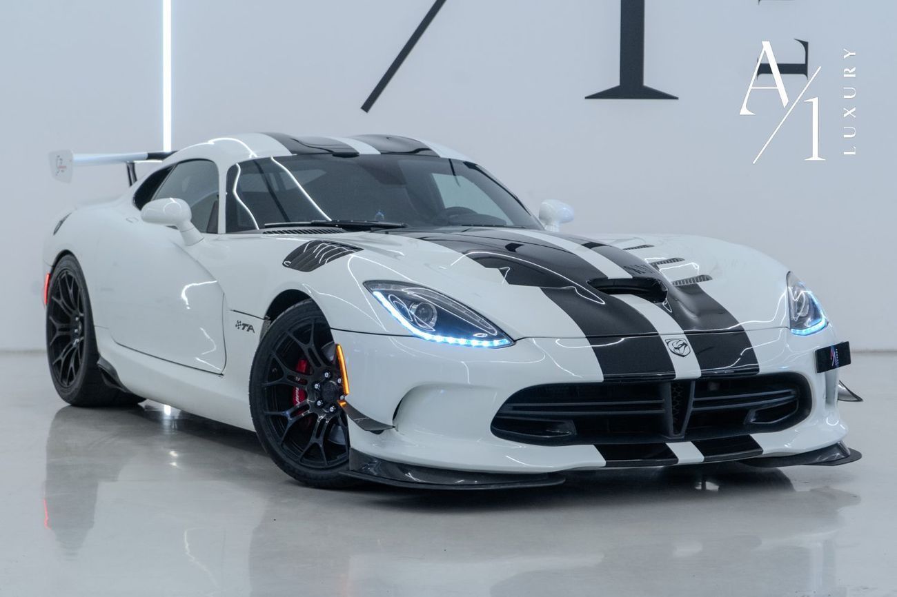دودج فايبر SRT10 GTC 8.4L 2016 Dodge Viper GTC Time Attack Edition V10, 1 Of 1, Carbon Fiber Accents, Clean Tit