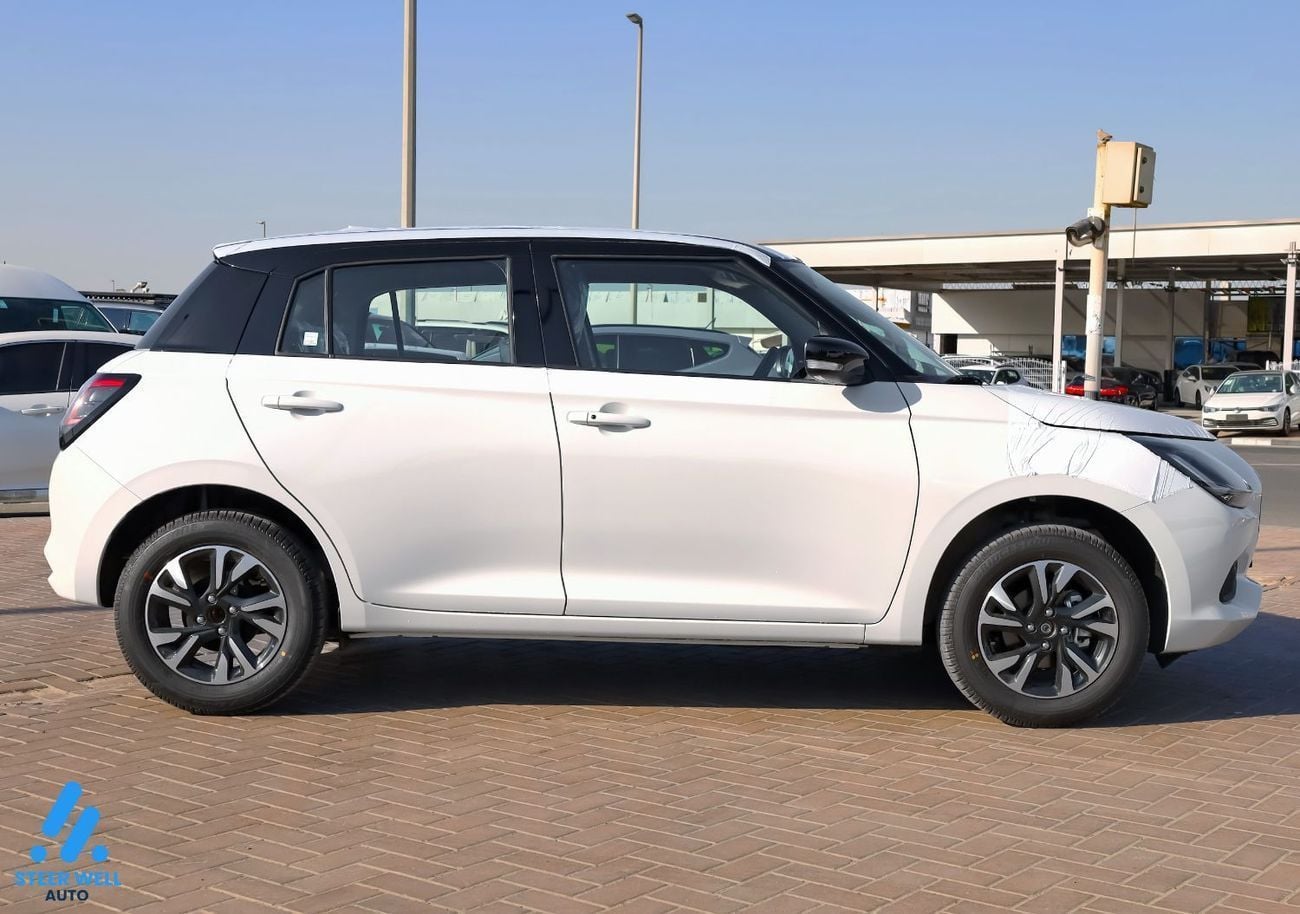 Suzuki Swift GL+ GLX 2026 – Dual-Tone White/Black, Keyless & Feature-Packed