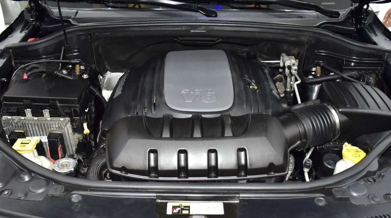 Jeep Grand Cherokee EXCELLENT DEAL for our Jeep Grand Cherokee Overland 4x4 ( 2018 Model ) in Black Color GCC Specs