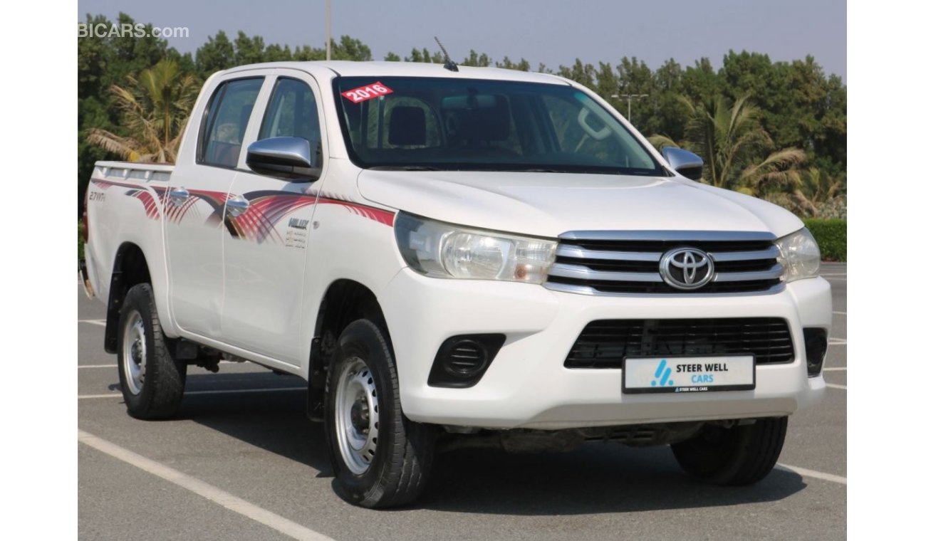 تويوتا هيلوكس 2016 | HILUX DOUBLE CABIN AUTOMATIC GEAR - WITH GCC SPECS AND EXCELLENT CONDITION