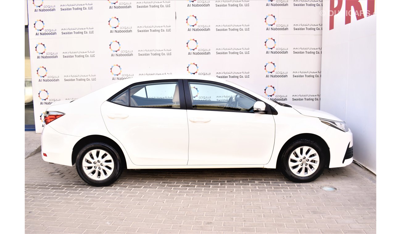 Toyota Corolla AED 1035 PM | 2.0L SE 2018 GCC WARRANTY