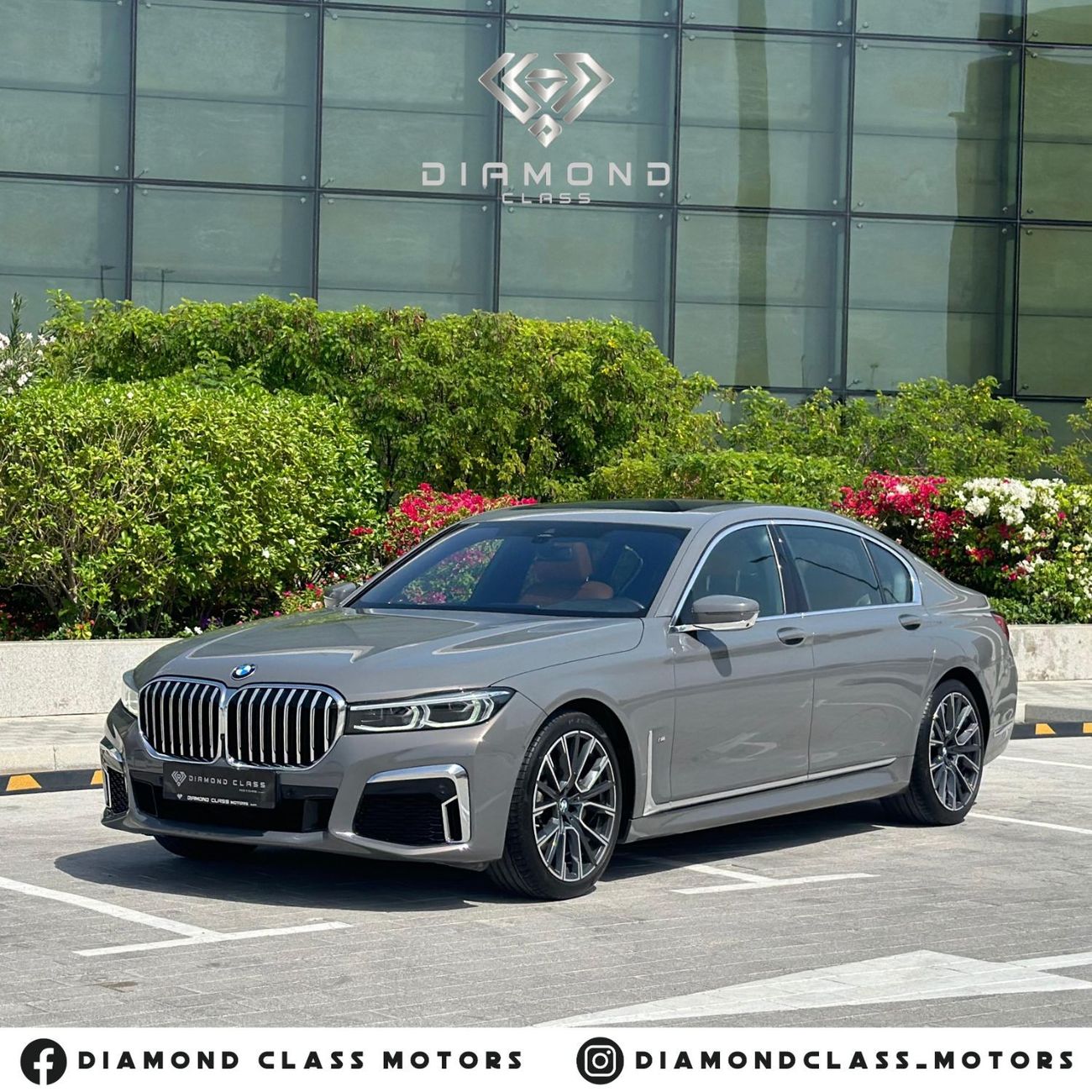 BMW 730Li Luxury M Sport Package BMW 730Li M kit Full Option GCC A.Grey 2022 Under Warranty & Service Contract