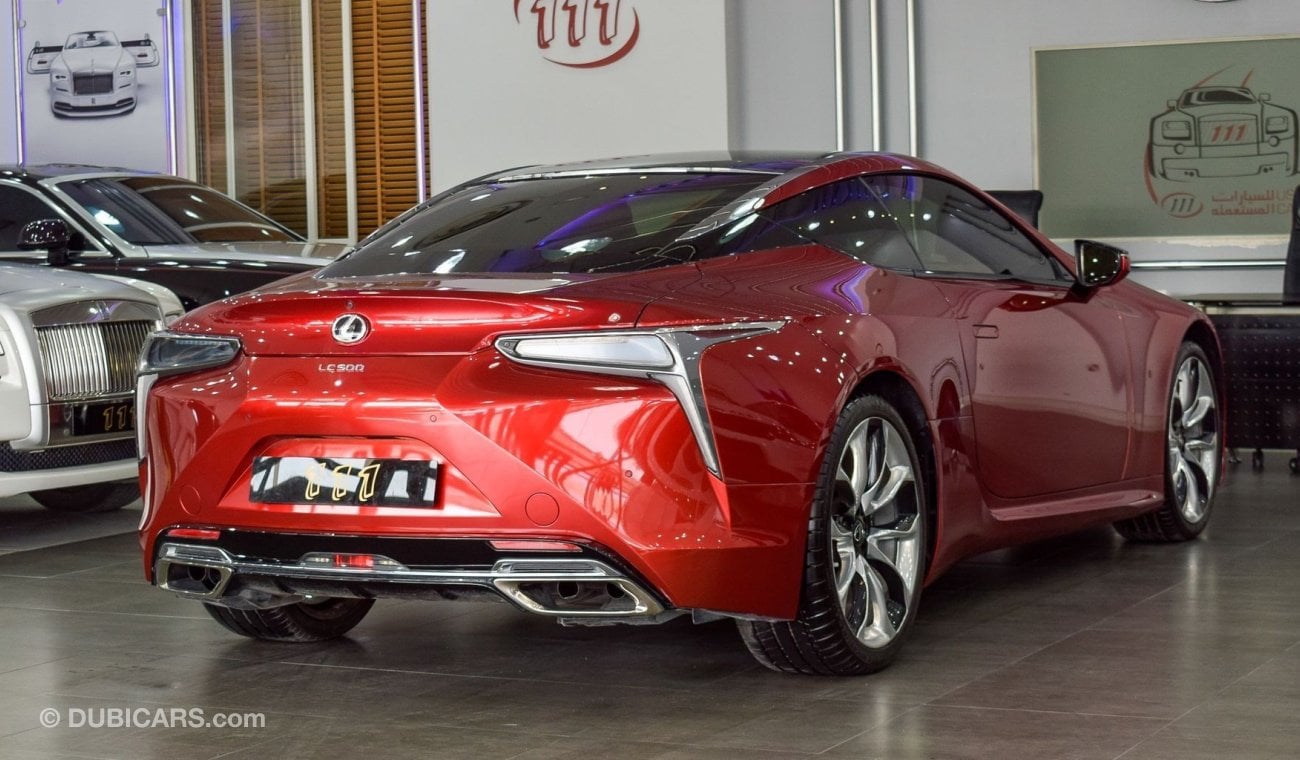 Lexus LC500 / Warranty until April 2022 / GCC Specifications