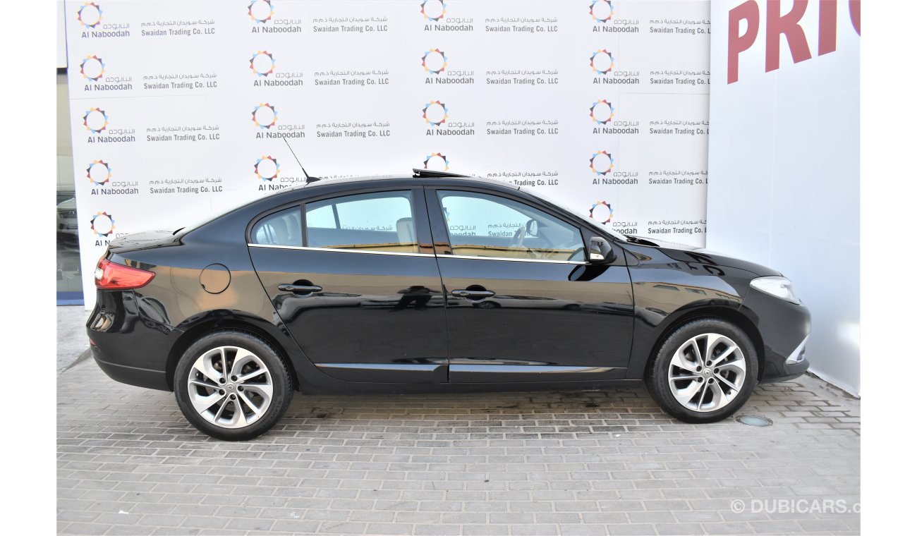 Renault Fluence DEALER WARRANTY 2.0L LE 2017 GCC SPECS WITH SUNROOF