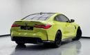 بي أم دبليو M4 Competition 3.0L 2021 BMW M4 Competition, Warranty, Carbon Fiber Package, Very Low Kms