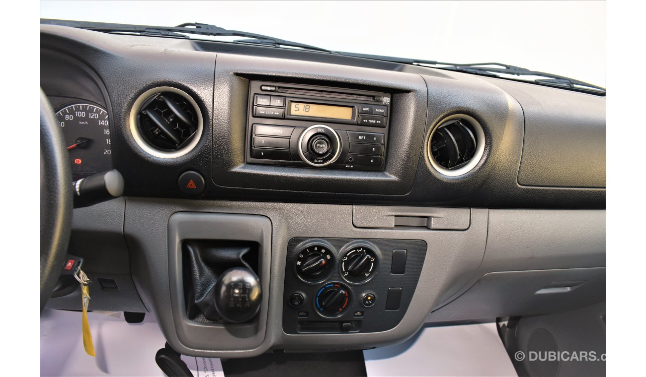 Nissan Urvan AED 1330 PM | 2.5L M/T NV-350 3-STR GCC WARRANTY