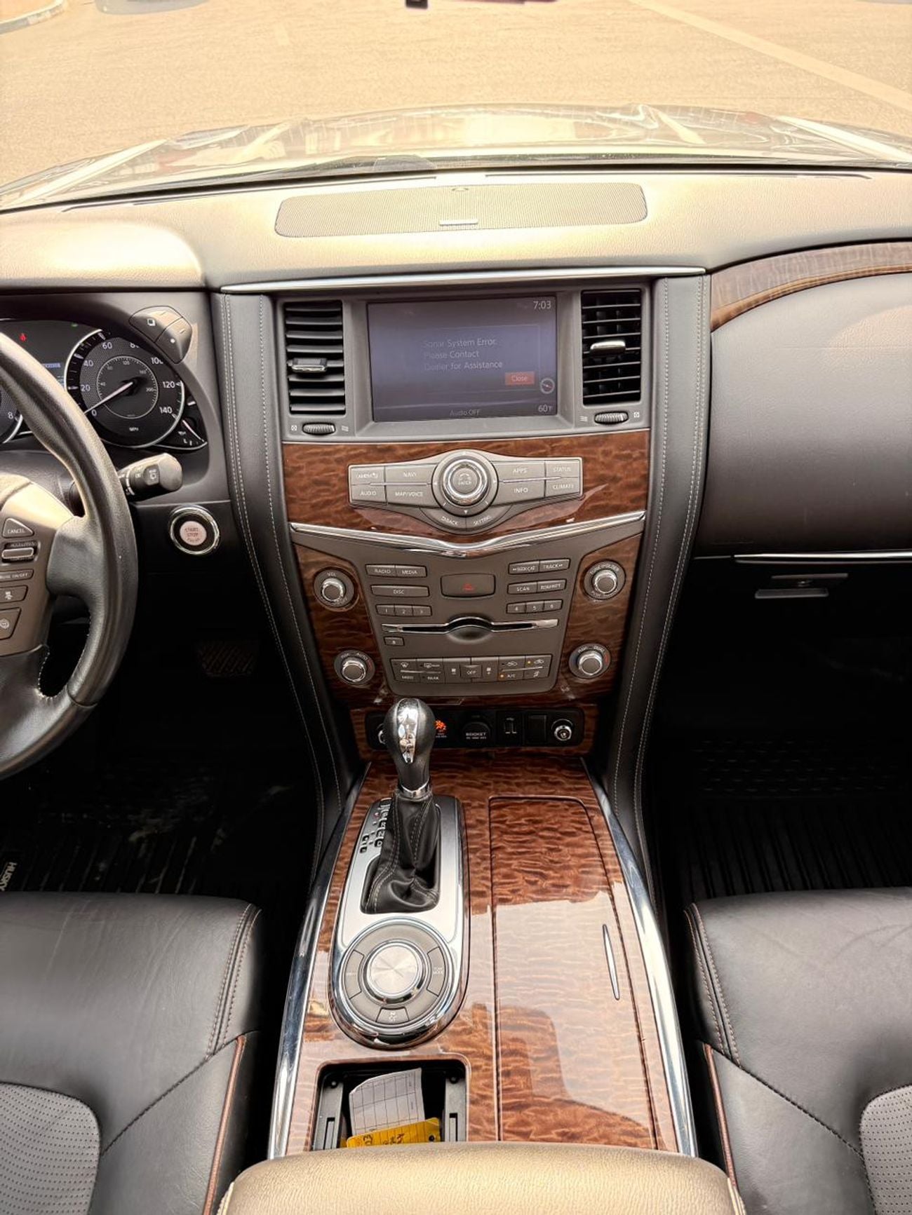 Nissan Armada Platinum edition with sunroof, 360 cameras