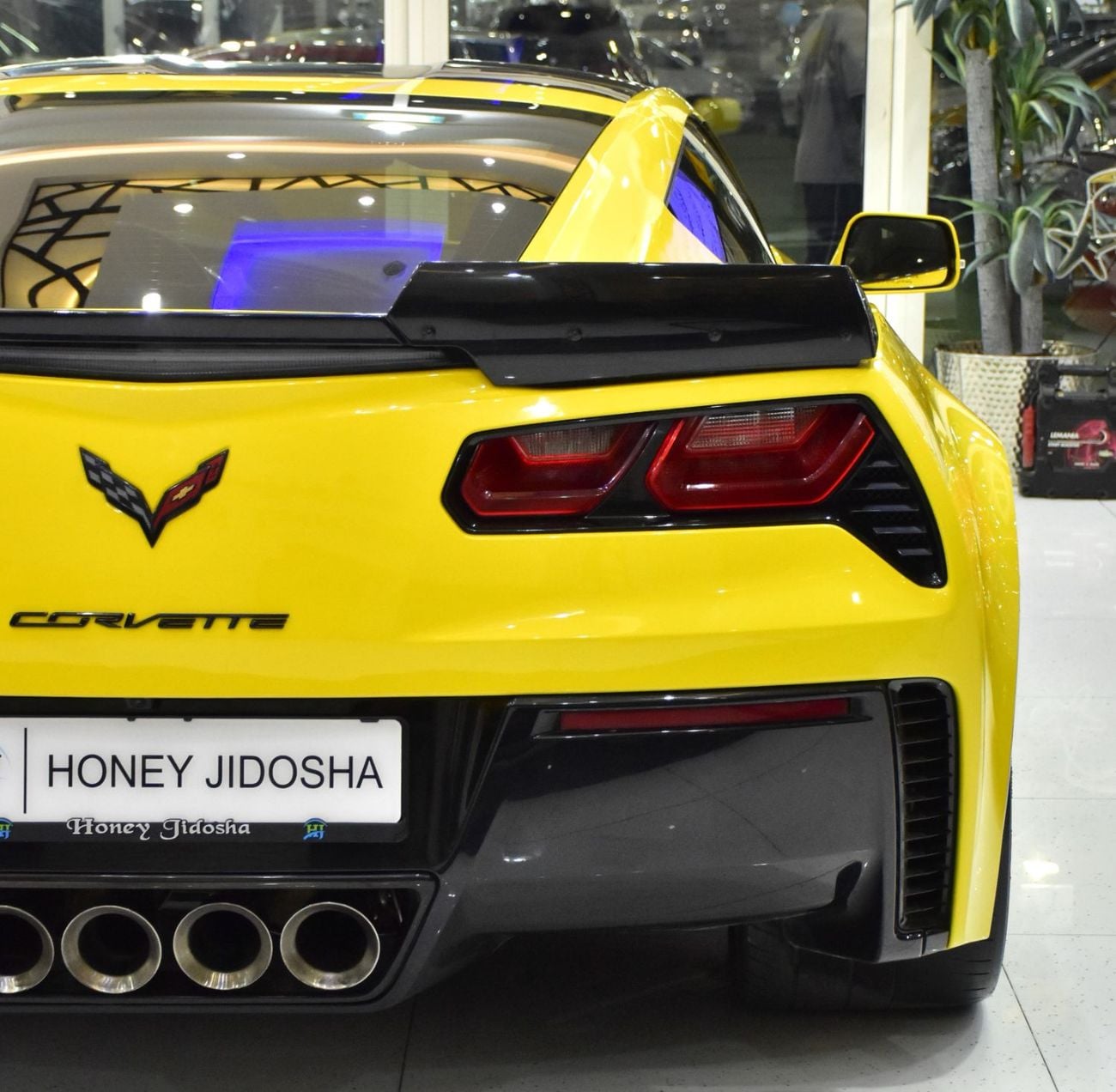 Chevrolet Corvette EXCELLENT DEAL for our Chevrolet Corvette C7 Grand Sport ( 2017 Model ) in Yellow Color GCC Specs