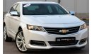 Chevrolet Impala Chevrolet Impala 2018 GCC in excellent condition No. 1 full option in excellent condition without ac