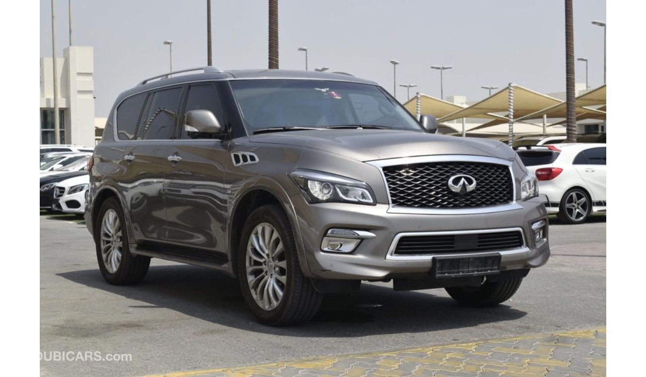 إنفينيتي QX80 خليجي مالك واحد كاملة المواصفات تشيكات وصبغة وكالة شرط الفحص