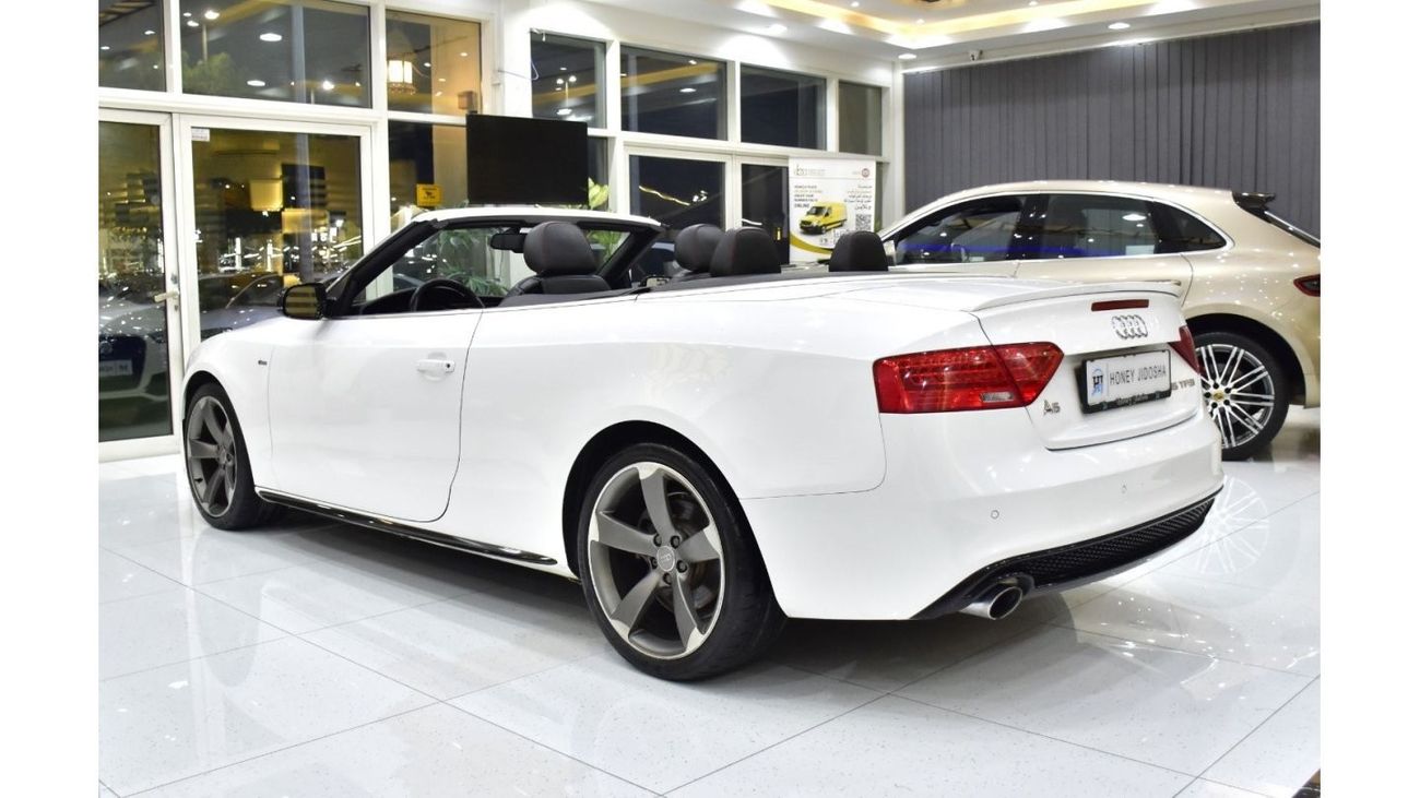 Audi A5 EXCELLENT DEAL for our Audi A5 35TFSi S-Line Convertible ( 2016 Model ) in White Color GCC Specs