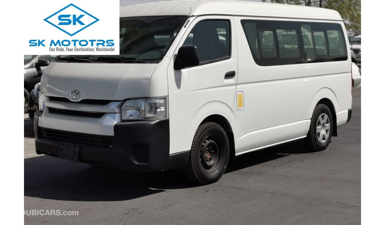 Toyota Hiace 2.7L, Petrol, M/T, AirBag, Power Lock, Power Window, 14 Seats. Front & Rear AC, LOT-728