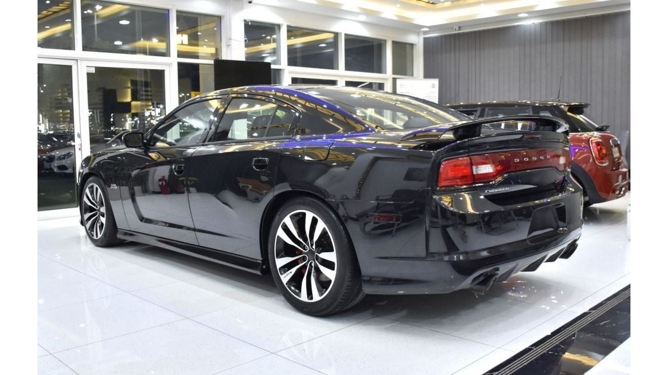 Dodge Charger EXCELLENT DEAL for our Dodge Charger SRT8 ( 2013 Model ) in Black Color GCC Specs