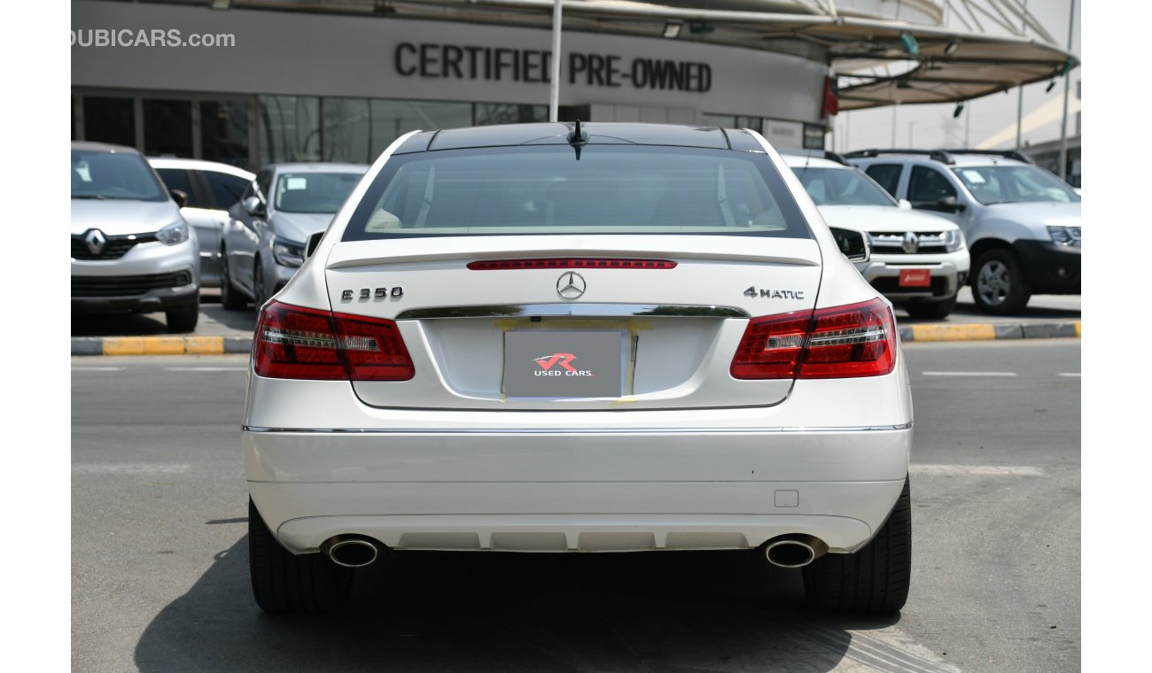 مرسيدس بنز E 350 2013 - 4MATIC - AMERICAN SPECS - FREE REGISTRTION - FREE INSURANCE -