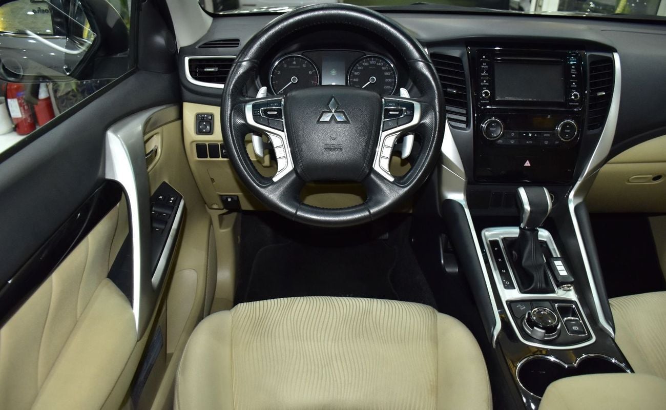 ميتسوبيشي مونتيرو سبورت GLS EXCELLENT DEAL for our Mitsubishi Montero Sport ( 2019 Model ) in Silver Color GCC Specs