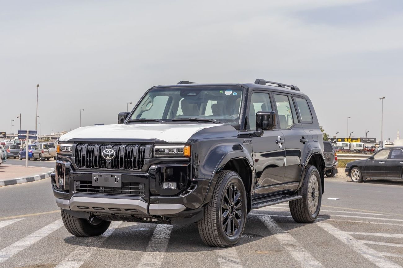 تويوتا برادو Toyota Prado VX-3 Petrol 2.4L 4WD - Black - 2025 (Export)