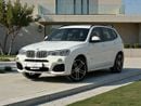 بي أم دبليو X3 AED 1,670 P.M | 0% DOWN PAYMENT | BMW X3 XDRIVE28I M KIT | 2017 | GCC SPECS