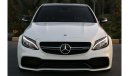 مرسيدس بنز C 63 AMG مرسيدس بنز C63 S وارد المانيا 2016 فل ابشن 4 فصوص  بحاله ممتازه بدون حوادث