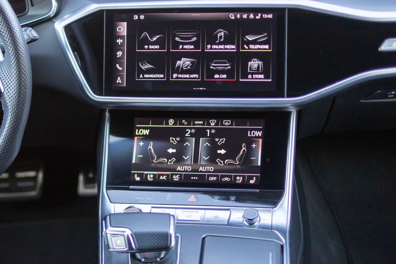 أودي RS6 2024 Audi RS6 Performance with 4.0L twin-turbo V8, 621 hp, 627 lb-ft torque, 8-speed automatic 2024 