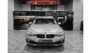 BMW 318i Low AED 1,100 P.M | 2016 BMW 3 SERIES  318i 1.5L | GCC | UNDER WARRANTY