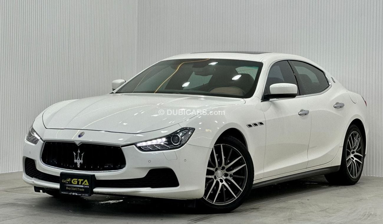 Maserati Ghibli Std 2015 Maserati Ghibli, Service Pack Available, Low kms, GCC Specs