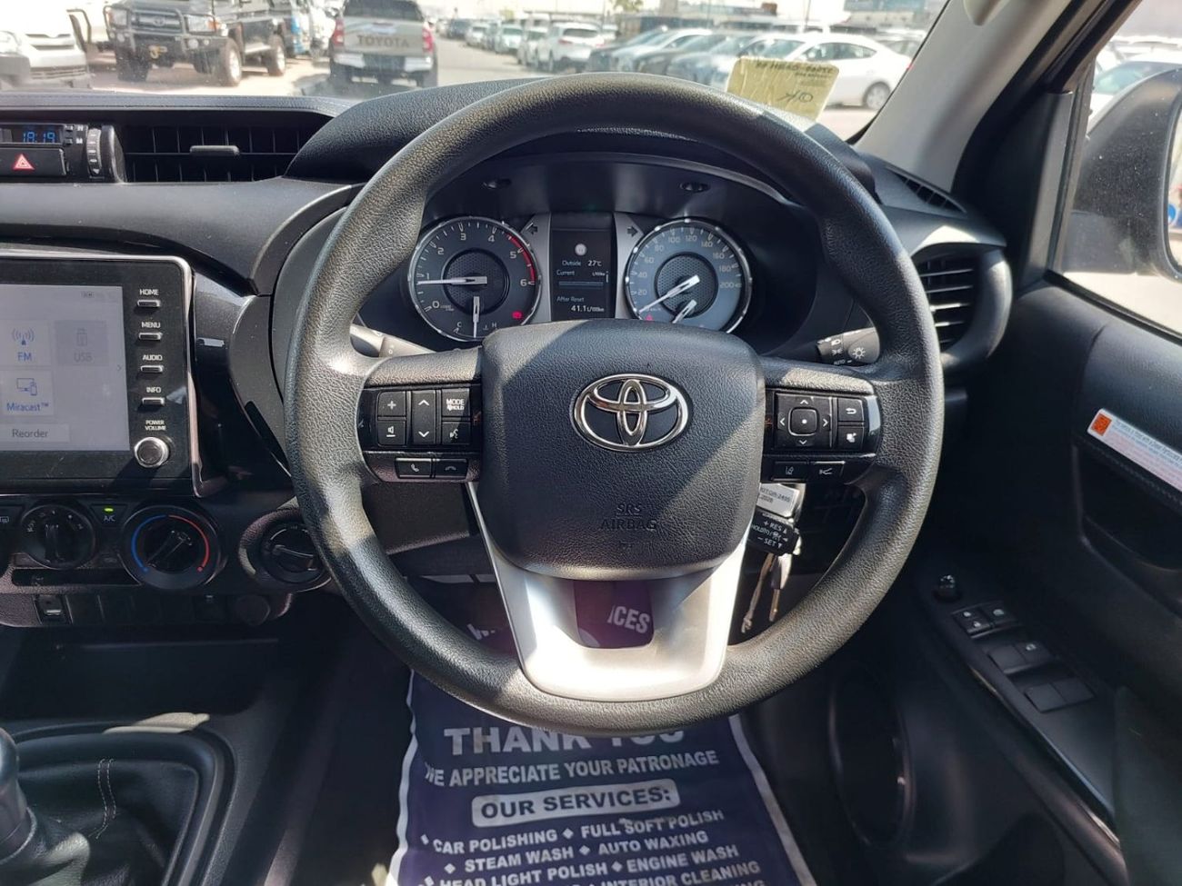 Toyota Hilux (RAMADAN OFFER) TOYOTA HILUX PICKUP RHD 2023 MODEL 2.4 L DIESEL MANUAL(PM52405)