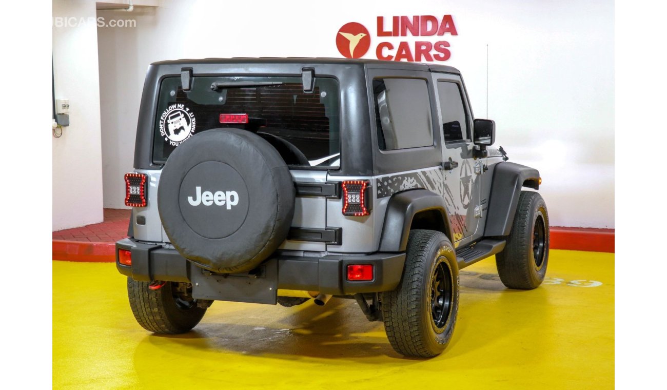 Jeep Wrangler RESERVED || Jeep Wrangler Sport 2015 GCC under Warranty with Flexible Down-Payment.