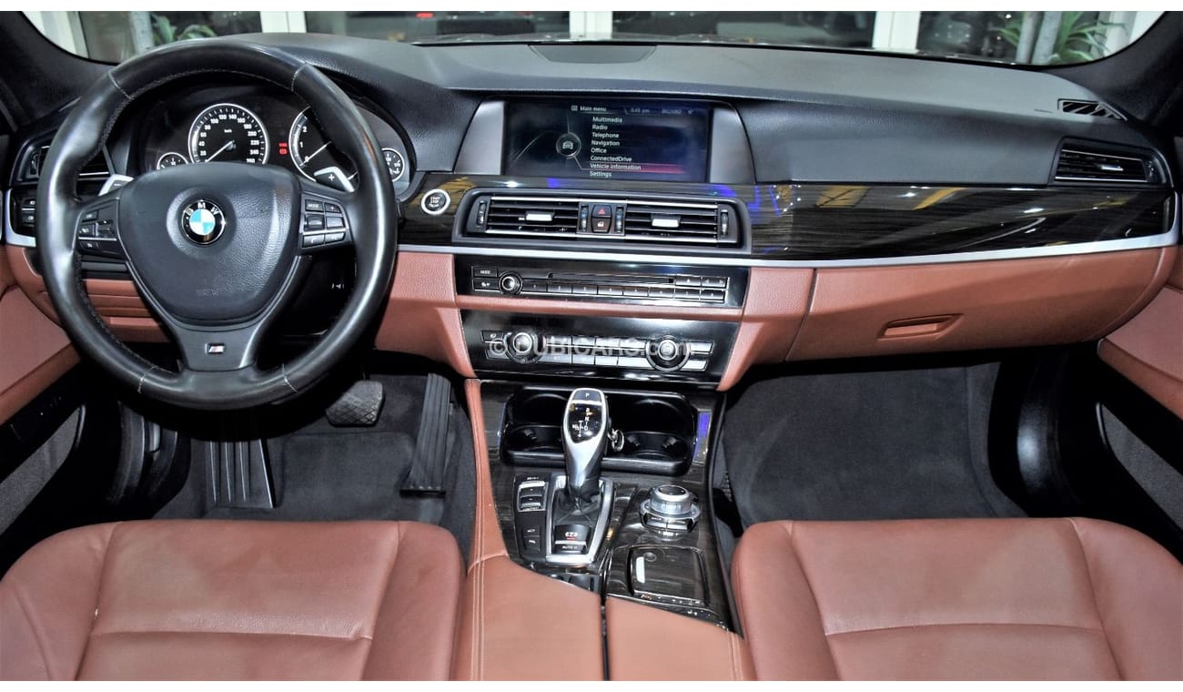بي أم دبليو 530i EXCELLENT DEAL for our BMW 530i ( 2013 Model ) in Brown Color GCC Specs