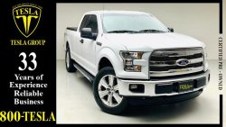 فورد F 150 XLT + 4WD + BIG SCREEN + LEATHER / 2017 / UNLIMITED MILEAGE WARRANTY + FREE SERVICE / 1,635 DHS P.M.