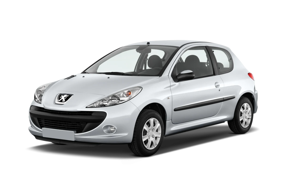 Peugeot 206 cover - Front Left Angled
