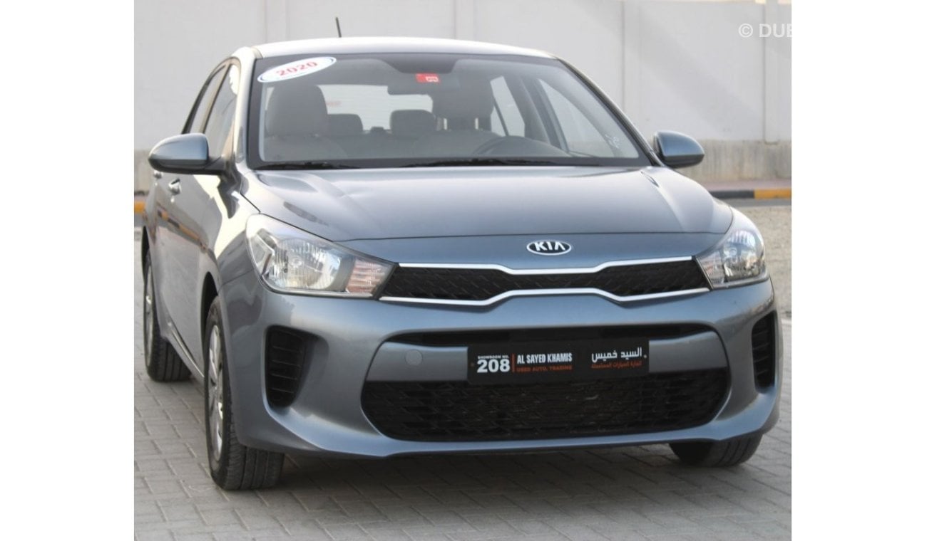 Kia Rio KIA RIO 2020 GCC BLU EXCELLENT CONDITION WITHOUT ACCIDENT