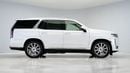 Cadillac Escalade Premium Luxury 6.2L 4WD | AED 3,980 PM | Captain Chair, Low KM, Rear ENT | Ramadan Offer