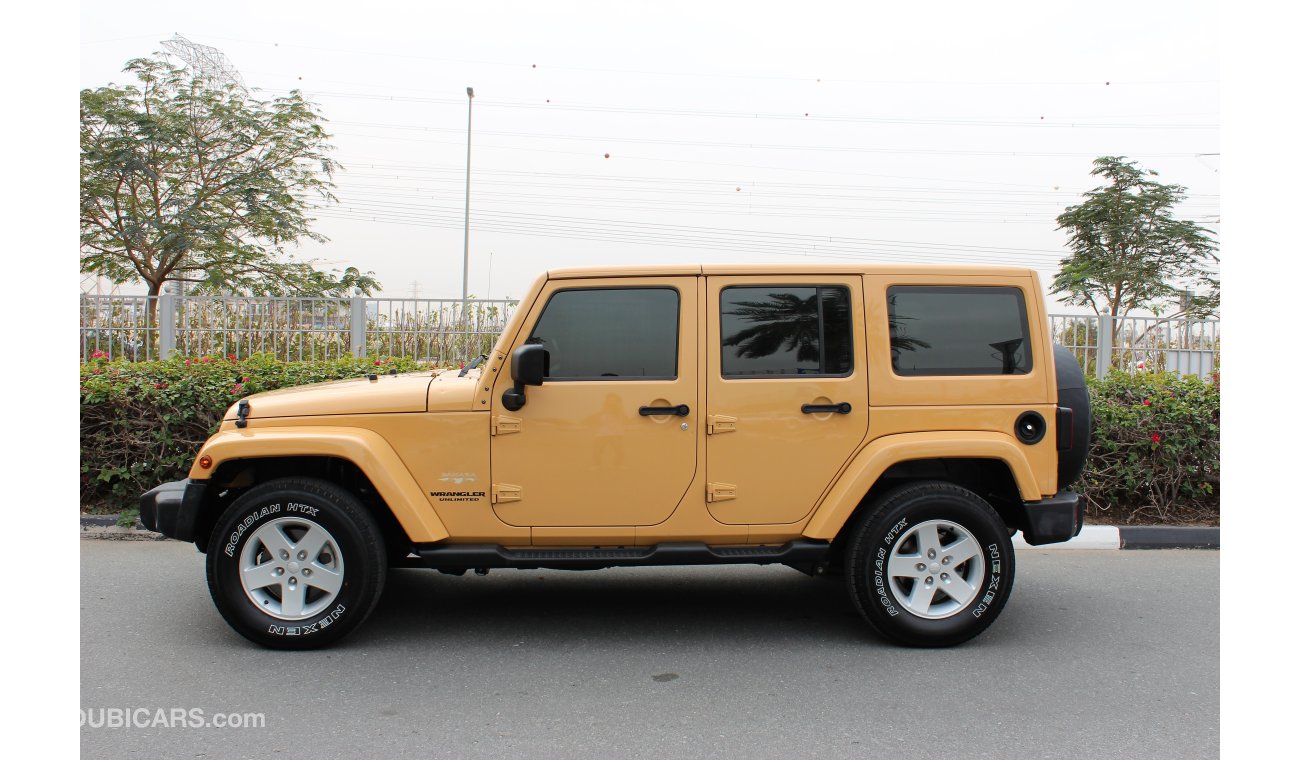 Jeep Wrangler 2014 SAHARA PLUS UNLIMITED / GCC/ FULL SERVICE HISTORY / TOP OPTION