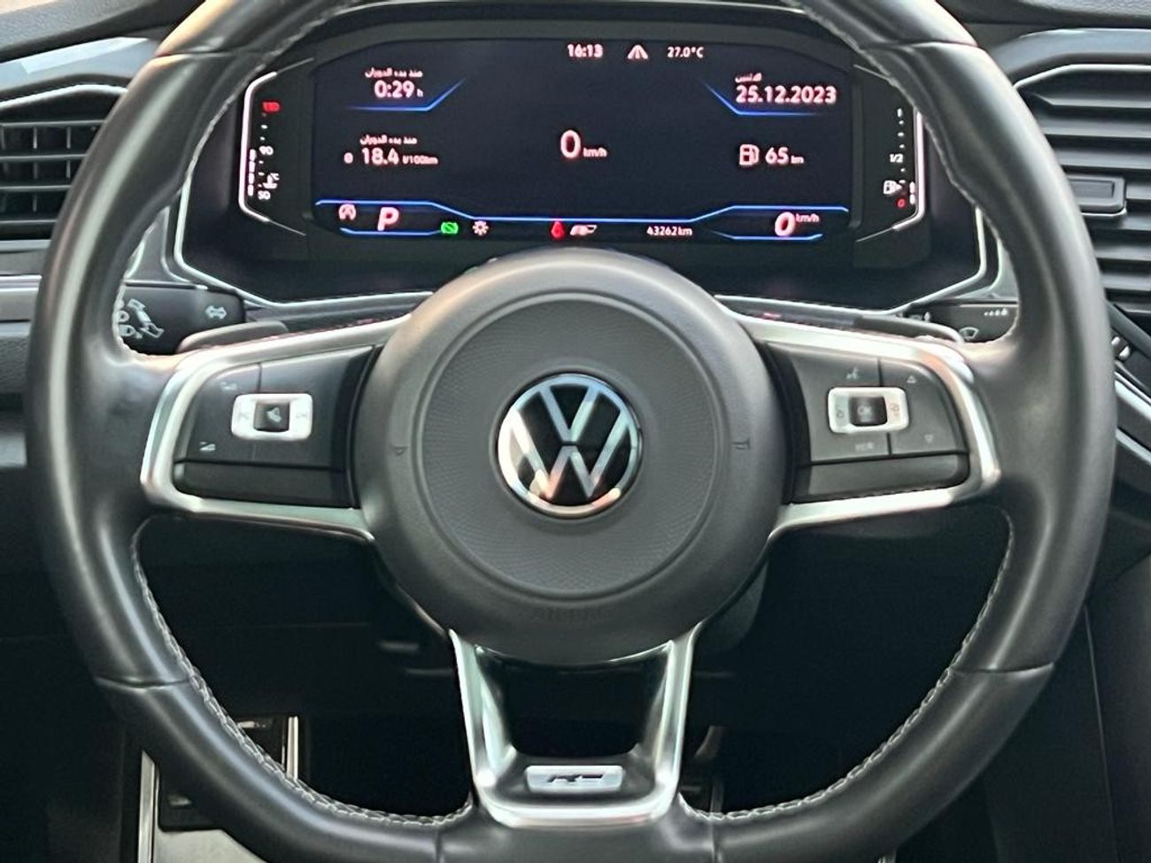 Volkswagen T ROC VOLKSWAGEN T-ROK R LINE 2021 GCC ORIGINAL PAINT FULL SERVICE HISTORY IN LOW MILEAGE