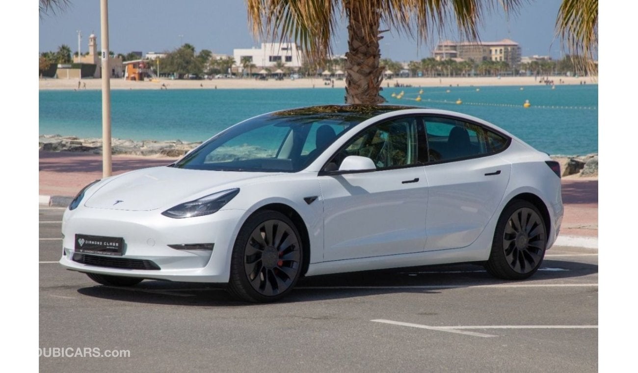 تيسلا موديل 3 Tesla Model 3 Performance Dual Motor Auto Pilot GCC 2022 ZERO KM Under Warranty