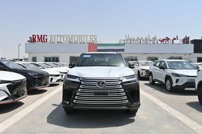 لكزس LX 700h Lexus LX700h Signature 3.5L Twin-Turbo + Hybrid V6, Model 2025, Color Green inside Red