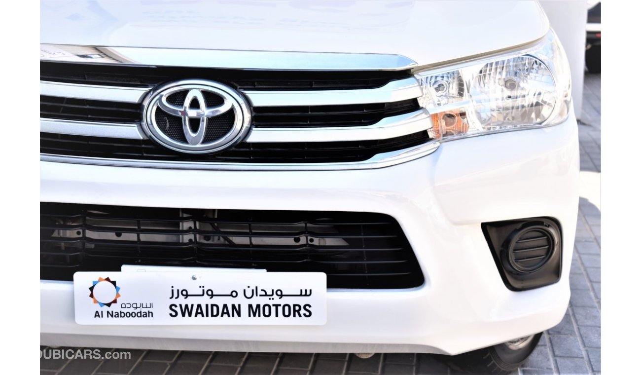 Toyota Hilux AED 1311 PM | 2.7L MT GL GCC WARRANTY