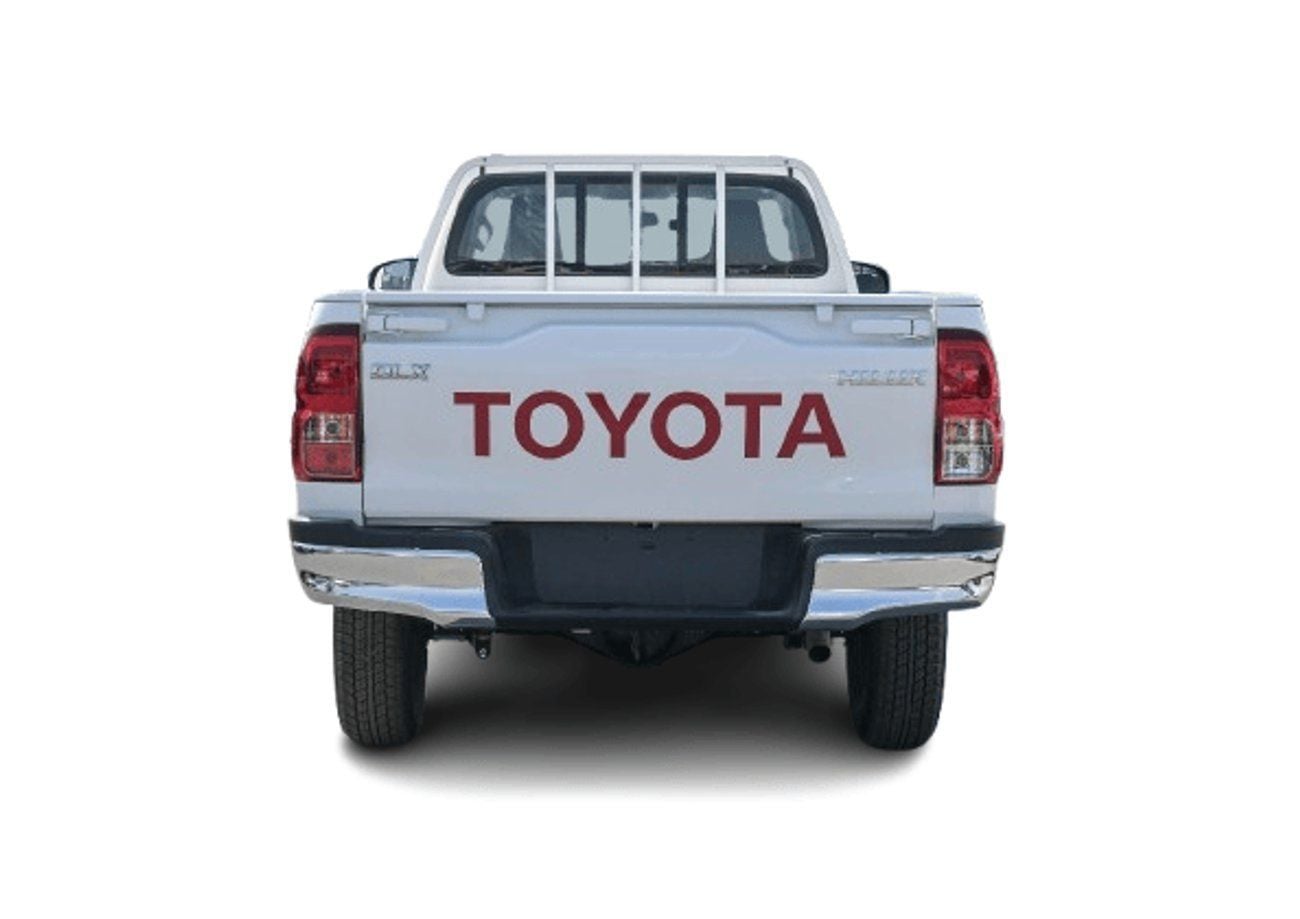تويوتا هيلوكس DLX ECTJRY003 - 2026 Toyota Hilux Single Cab - 2.4L Diesel Manual 4wd - White with Red Interior