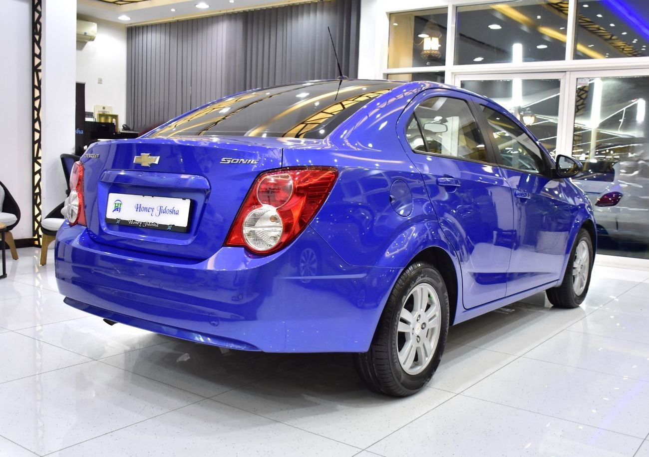 Chevrolet Sonic EXCELLENT DEAL for our Chevrolet Sonic ( 2012 Model ) in Blue Color GCC Specs