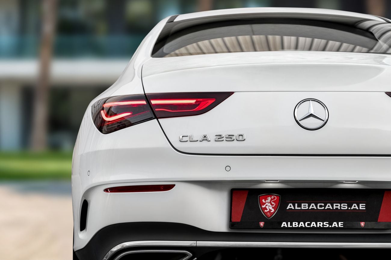 Mercedes Benz CLA250 CLA 250 AMG | 2,644 P.M | 0% Downpayment | 2028 GARGASH WARRANTY!
