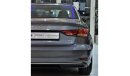 Audi A3 EXCELLENT DEAL for our Audi A3 ( 30TFSi ) 2017 Model!! in Grey Color! GCC Specs