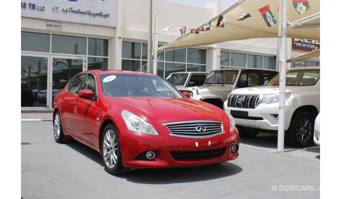 Infiniti G25 Std ACCCIDENT FREE- GCC- CAR IS IN PERFECT CONDITION INSIDE AND OUTSIDE