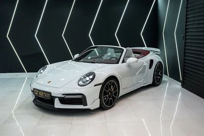Porsche 911 Turbo S 3.8L (640 HP) Convertible Cabriolet, Exclusive Manufaktur Interior, Ceramic Brakes, Dealer W