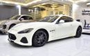 Maserati Granturismo EXCELLENT DEAL for our Maserati GranTurismo Sport ( 2018 Model ) in White Color GCC Specs