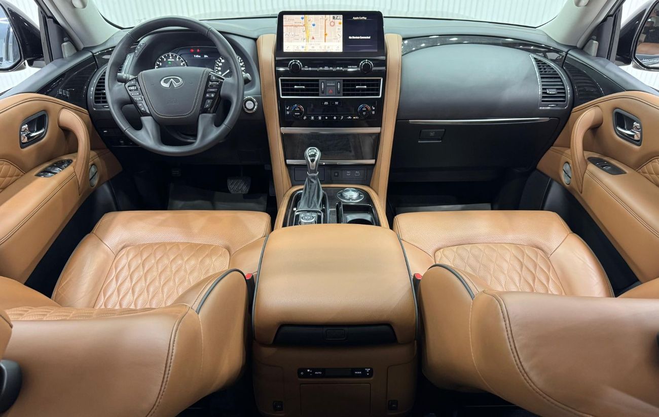 إنفينيتي QX80 Luxury 8st 5.6L 2022 Infiniti QX80 Luxury, 2027 Infiniti Warranty + Service Pack, Fully Loaded, 8 Se